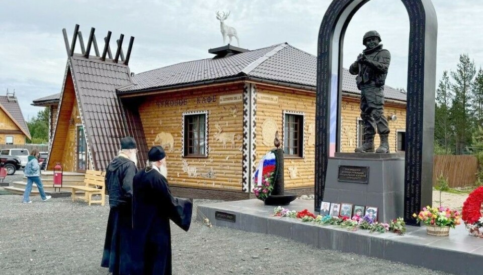 The new war memorial in Lovozero. Photo: local VK page Lovozero51