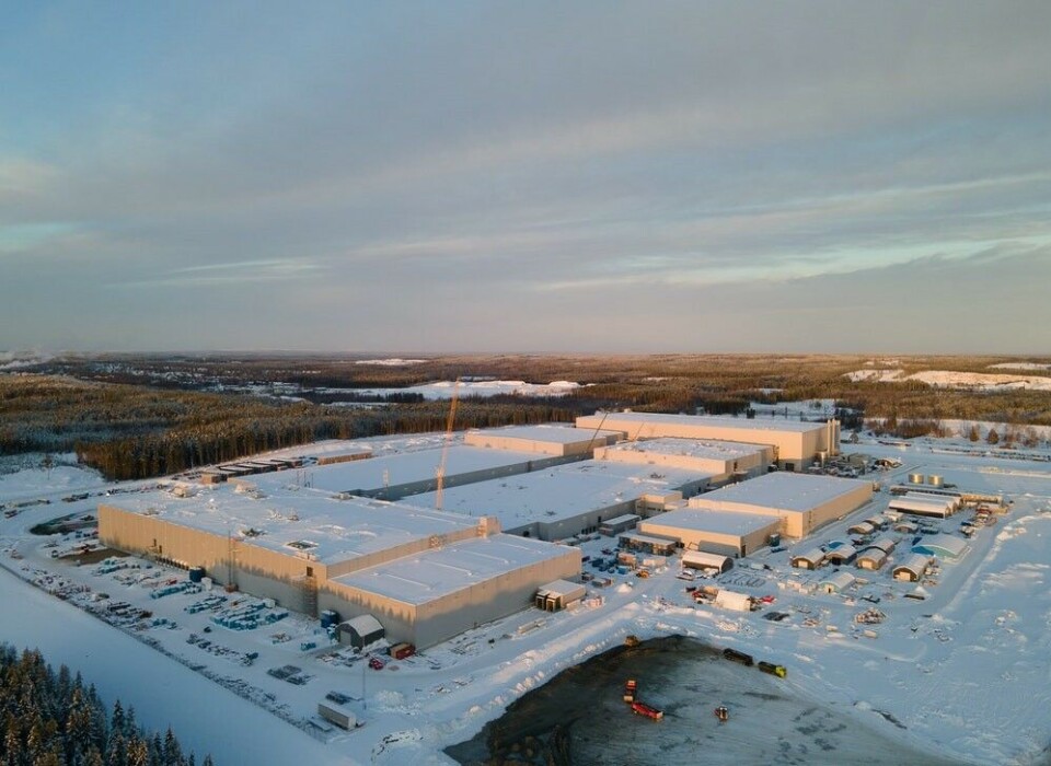 The gigafactory outside Skellefteå, northern Sweden. Photo: Northvolt