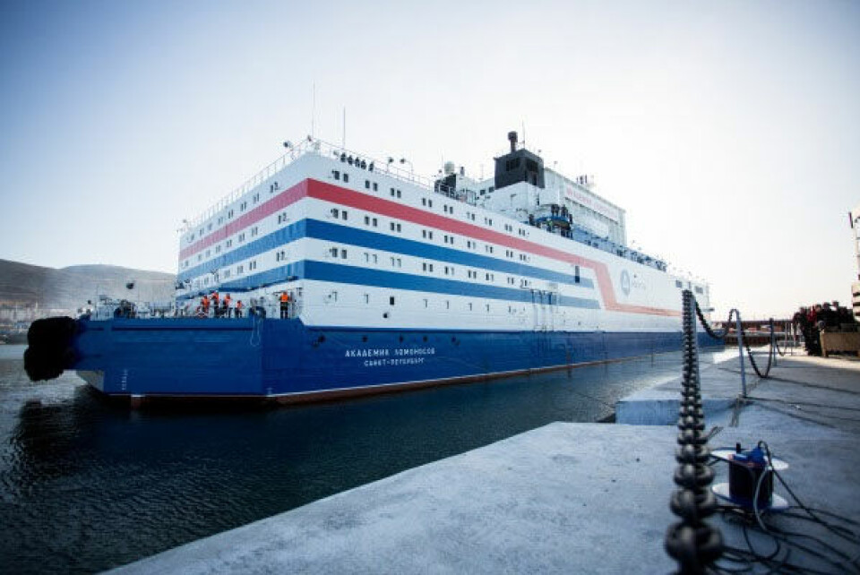 Floating NPP Akademik Lomonosov in Pevek. Photo:Rosatom