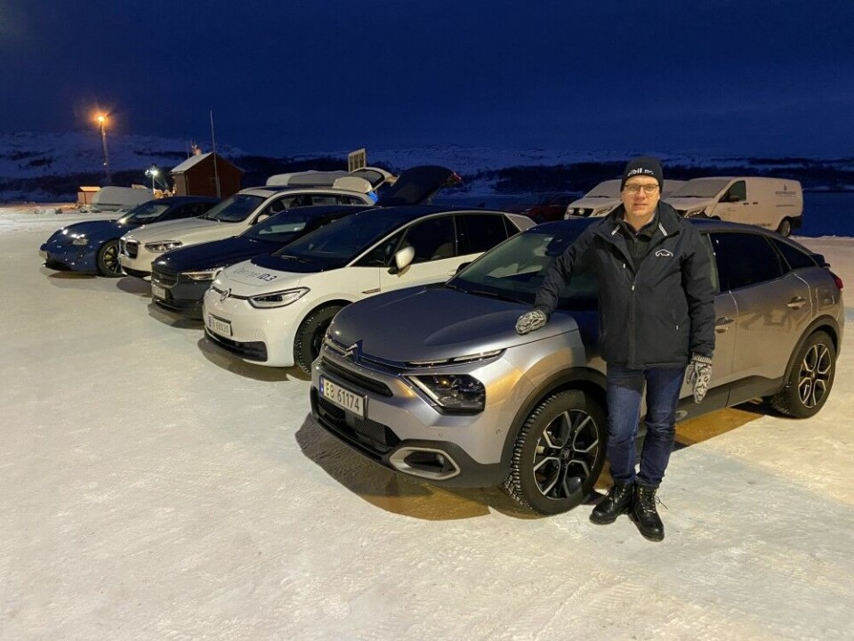 Snorre Sletvold is business developer with the Norwegian EV Association. He says there are nearly no reasons anymore to drive with internal combustion engines in northern Norway. Photo: Thomas Nilsen