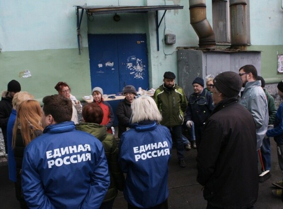 In Aleksandrovsk, the closed military town in Murmansk Oblast, people turned their back on United Russia. Photo: murmansk.er.ru