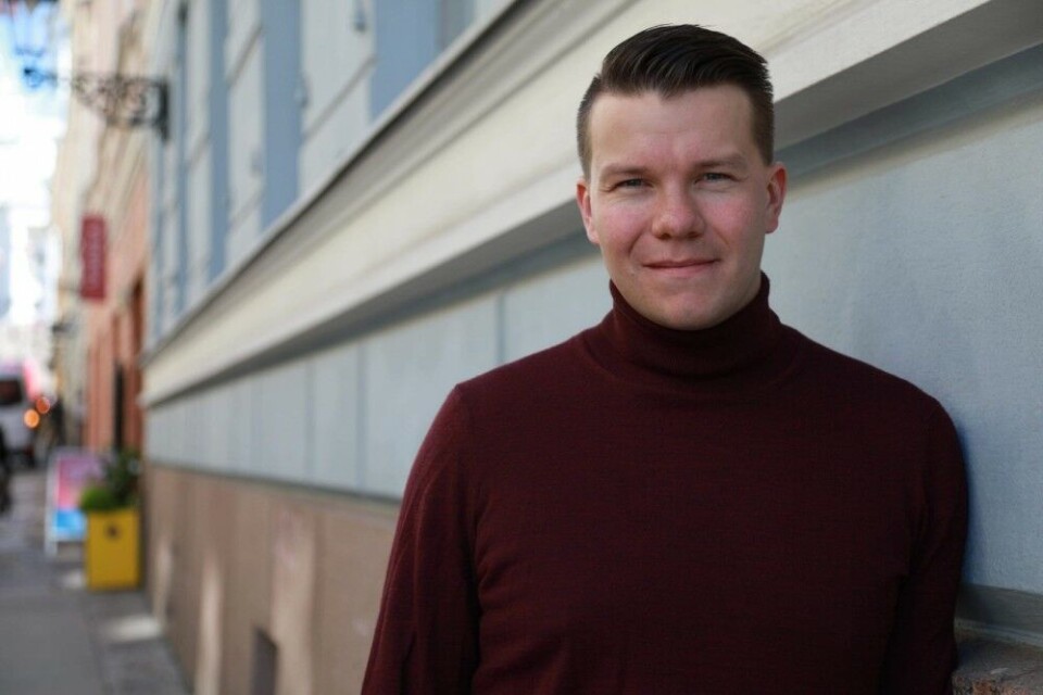 Mikkel Näkkäläjarvi is 2nd vice chair of Rovaniemi City Council. Photo: Kira Hagström