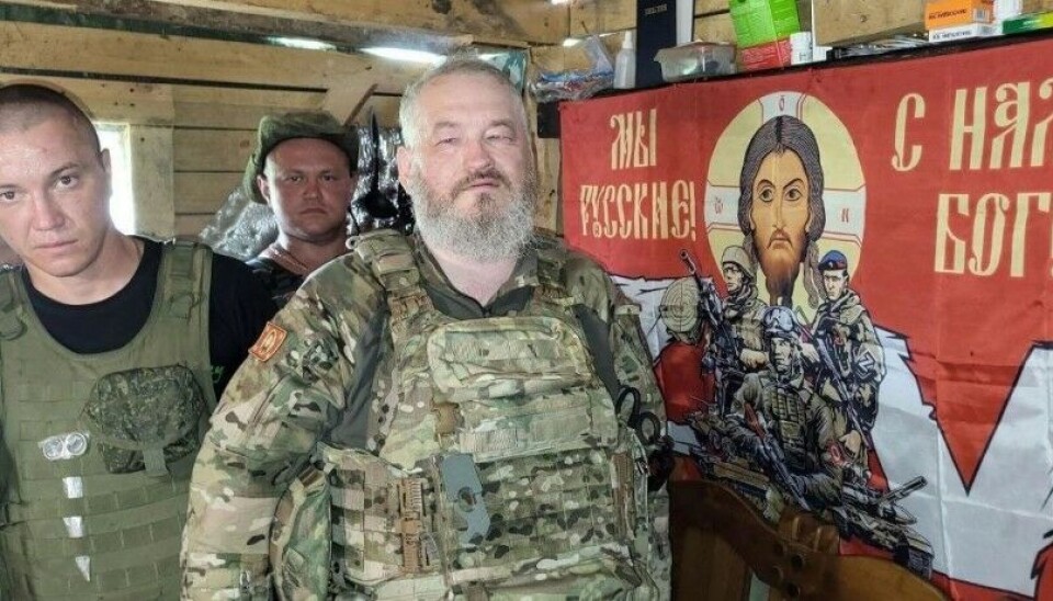 Дмитрий Василенко на оккупированной земле. Фото: телеграм-канал «Крест русского солдата»