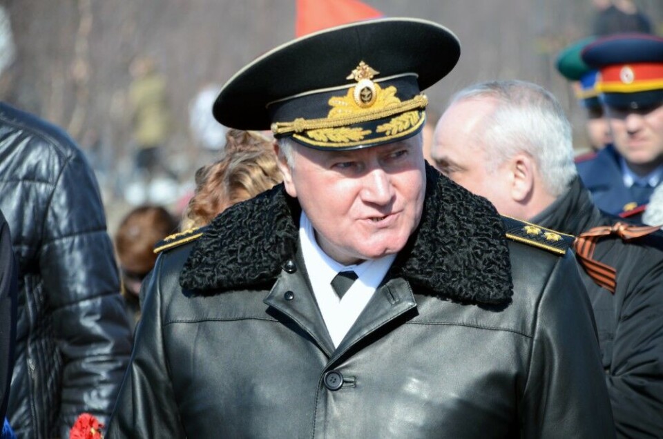 Admiral Vladimir Korolyov was appointed Commander of the Northern Fleet in June 2011. Photo: Trude Pettersen
