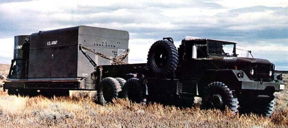 The U.S. Army’s ML-1 transportable reactor. Photo courtesy from usmilitariaforum.com