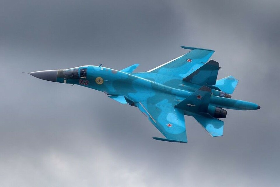 Sukhoi Su-34 bomber-fighter. Photo: Wikipedia/Oleg V. Belyakov - AirTeamImages.