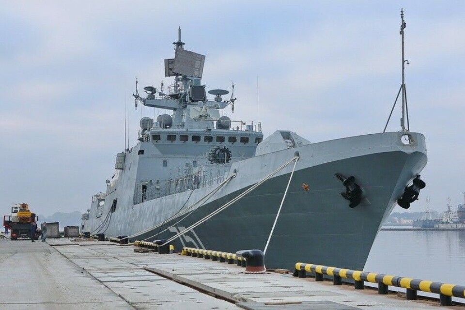The frigate 'Admiral Essen'. Photo from Arms-expo.com