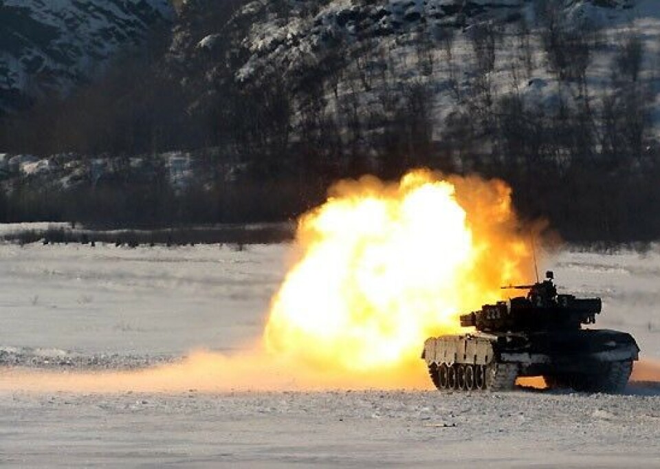 Units from the 200. Motorized Infantry Brigade in traning. Photo: Mil.ru