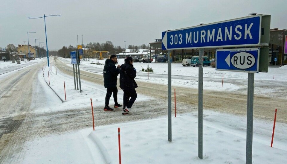 There are very limited contacts across Finland's northernmost border with Russia. Here from Ivalo. Photo: Thomas Nilsen