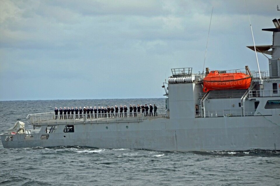 Norwegian Coast Guard Vessel 'KV Senja' took part in the Norwegian-Russian exercise POMOR-2012. Photo: Trude Pettersen