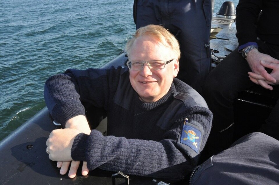 The Swedish parliament supported Defense Minister's Peter Hultqvist's proposal on NATO. Foto: Anders Eriksson/Regeringskansliet