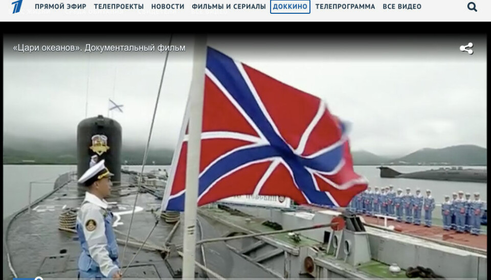 Perviy Kanal showed a 50 minutes documentary on the latest technological features of Russian submarines on Sunday. Screenshot from Perviy Kanal