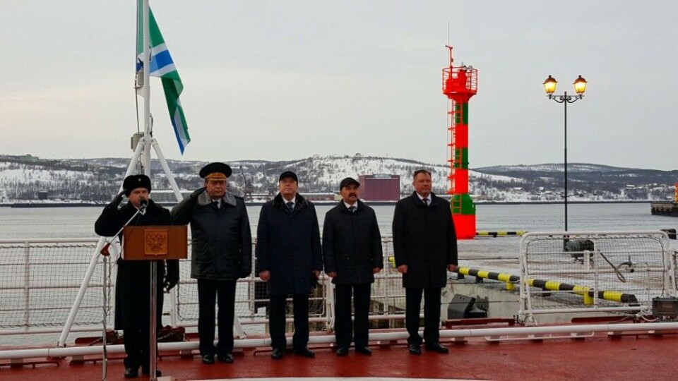 Ceremony along Kola Bay. Photo: gov-murman.ru