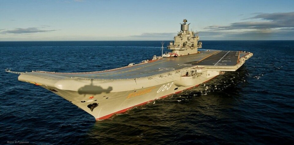 Aircraft carrier 'Admiral Kuznetsov' is among the most powerful units in the Northern Fleet. Photo: Wikipedia