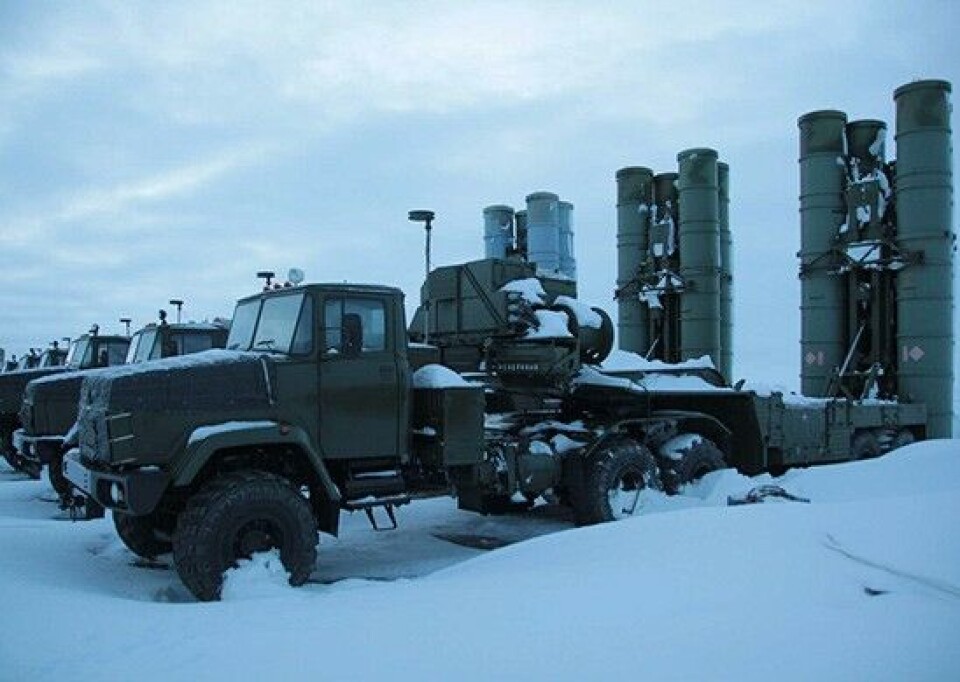 S-300 missile systems delopyed on Novaya Zemlya. Photo: Mil.ru
