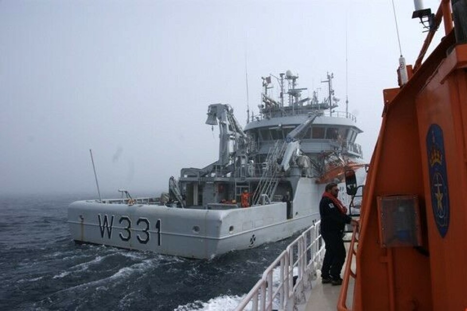 The Barents Rescue 2016 was conducted in the marine borderland between Norway and Russia. Photo: Kystverket.no