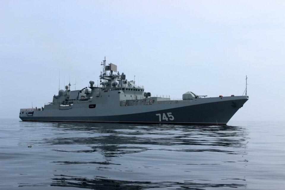 The FSB and its Coast Guard vessels, among them the new 'Admiral Grigorievich', gets more power in Russian Arctic waters. Photo: shipyard-yantar.ru