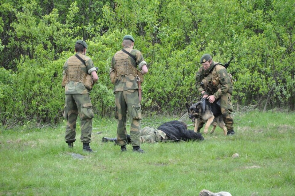 Norwegian border guard soldiers. Photo: Trude Pettersen