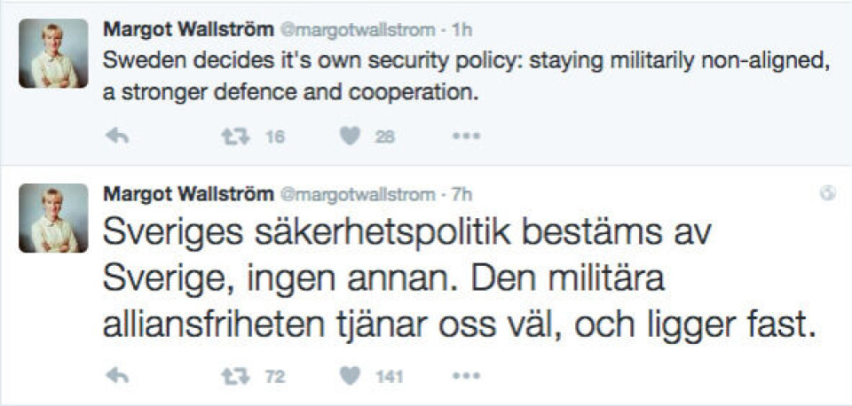 Russia threatens to deploy missiles if Sweden joins NATO