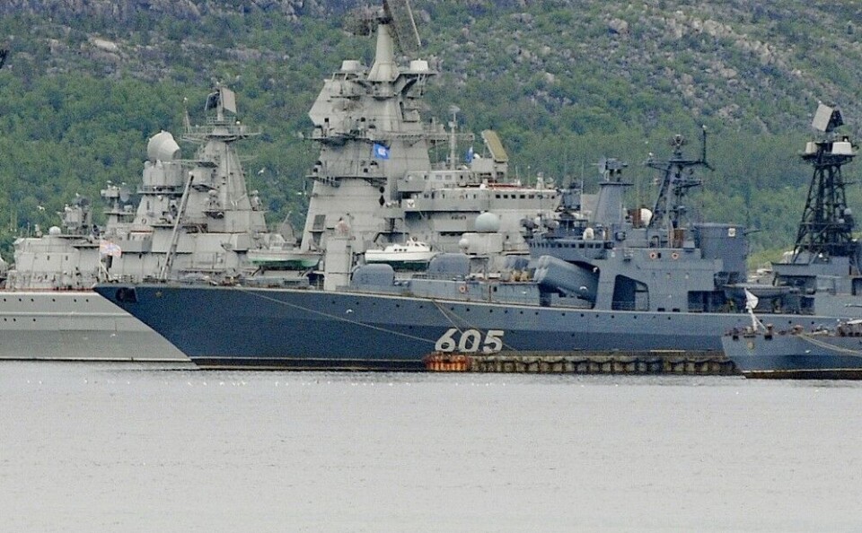 Warships of the Russian Northern Fleet. Photo: Thomas Nilsen