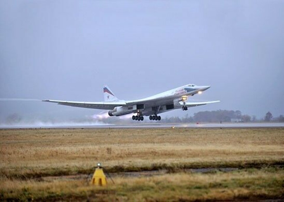 Tu-160 take-off. Photo: mil.ru