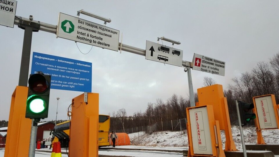 Norway has placed radiation detectors at Storskog border checkpoint aimed at stopping smugling of radioactive sources from Russia’s Kola Peninsula. Photo: Thomas Nilsen