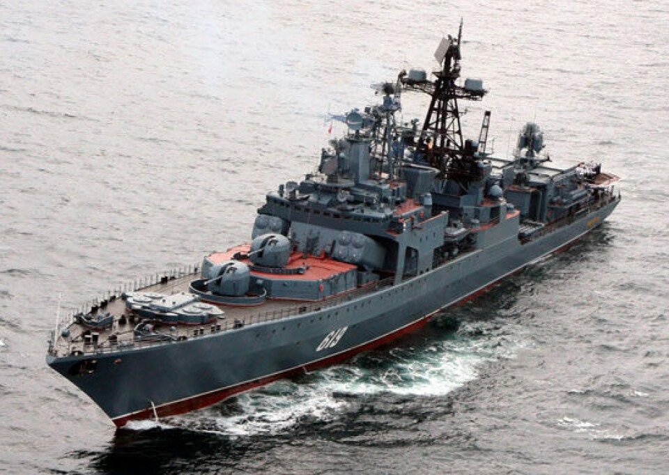 Northern Fleet destroyer “Severomorsk”. Photo: mil.ru