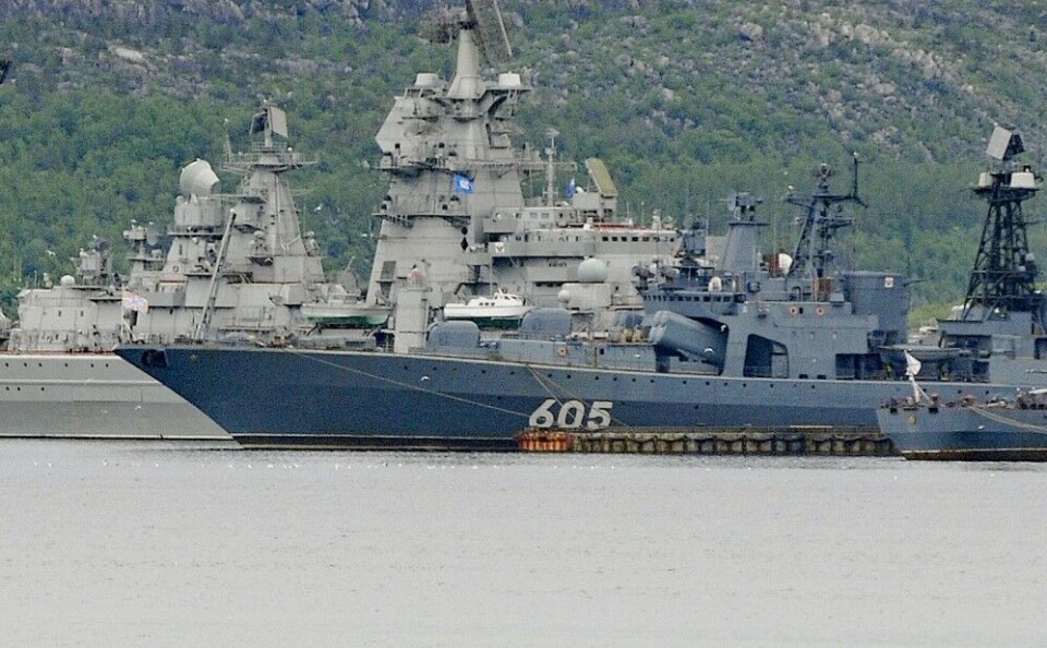 Warships of the Russian Northern Fleet. Photo: Thomas Nilsen