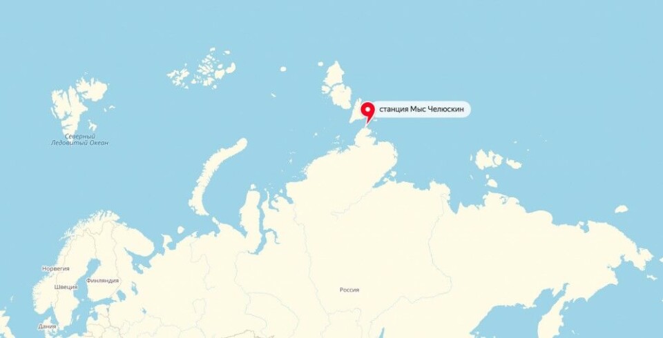 Cape Chelyuskin is the northernmost point on the Eurasian mainland.