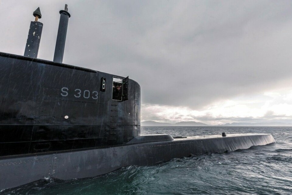 Норвежская подводная лодка «Утвер» класса «Ула». Фото: Петтер Бренни Гюлбрансен / Минобороны Норвегии