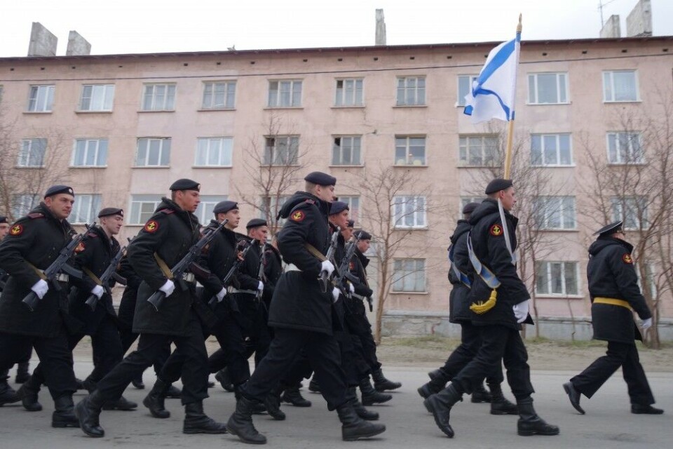 Northern Fleet soldiers. Photo: Atle Staalesen