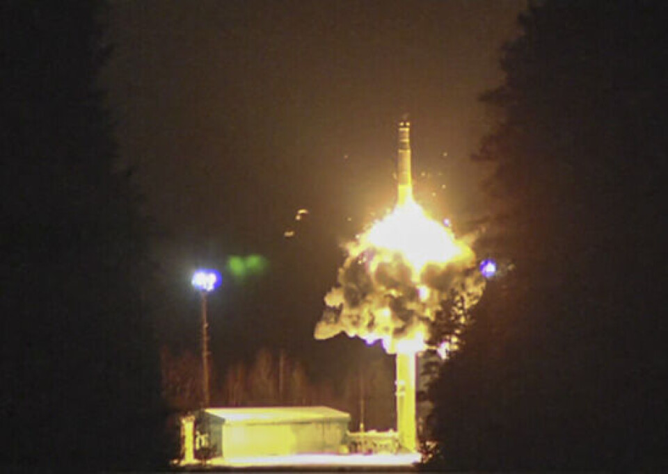 Ballistic missile launch from Plesetsk in Arkhangelsk region. Photo: Russian Ministry of Defense