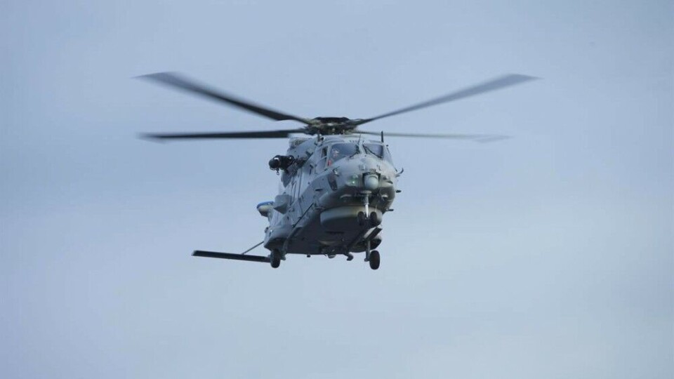 The new NH90 helicopter. Photo: Torgeir Haugaard/Forsvaret