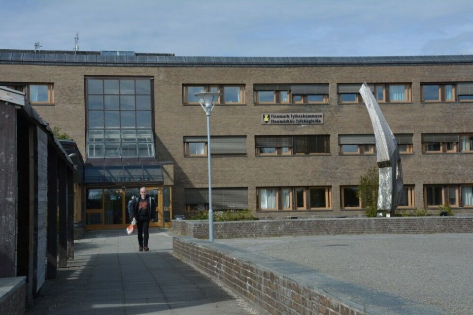 The Finnmark County Council office building in Vadsø. Photo: Atle Staalesen