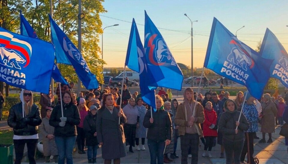На провоенной акции в Архангельске народу было очень немного. Фото: vk.com/arhgorduma
