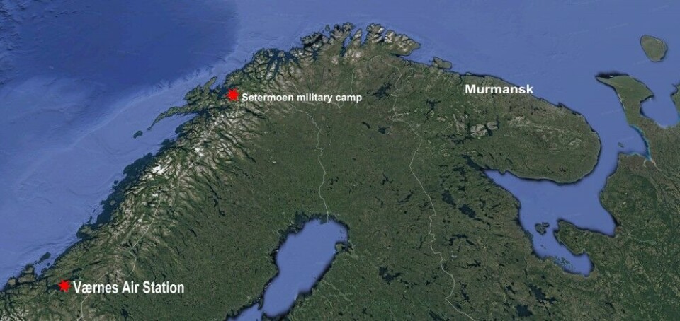 Map: Google / Barents Observer