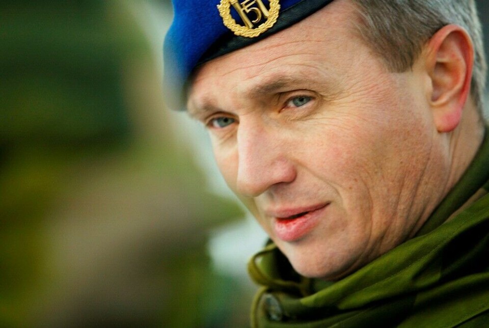 Kjell Grandhagen when in charge of the Norwegian 6th Army Division. Photo: Torgeir Haugaard / Forsvaret