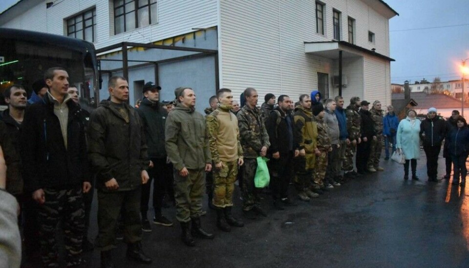 Drafted men from the Pechenga rayon. Photo: town Mayor Andrei Kuznetsov on Telegram