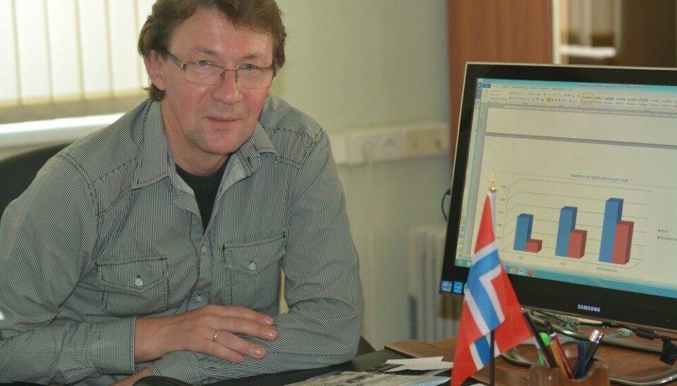 Andrey Shalyov is Norwegian Honorary Consul and head of the Barents office in Arkhangelsk. Photo: Thomas Nilsen