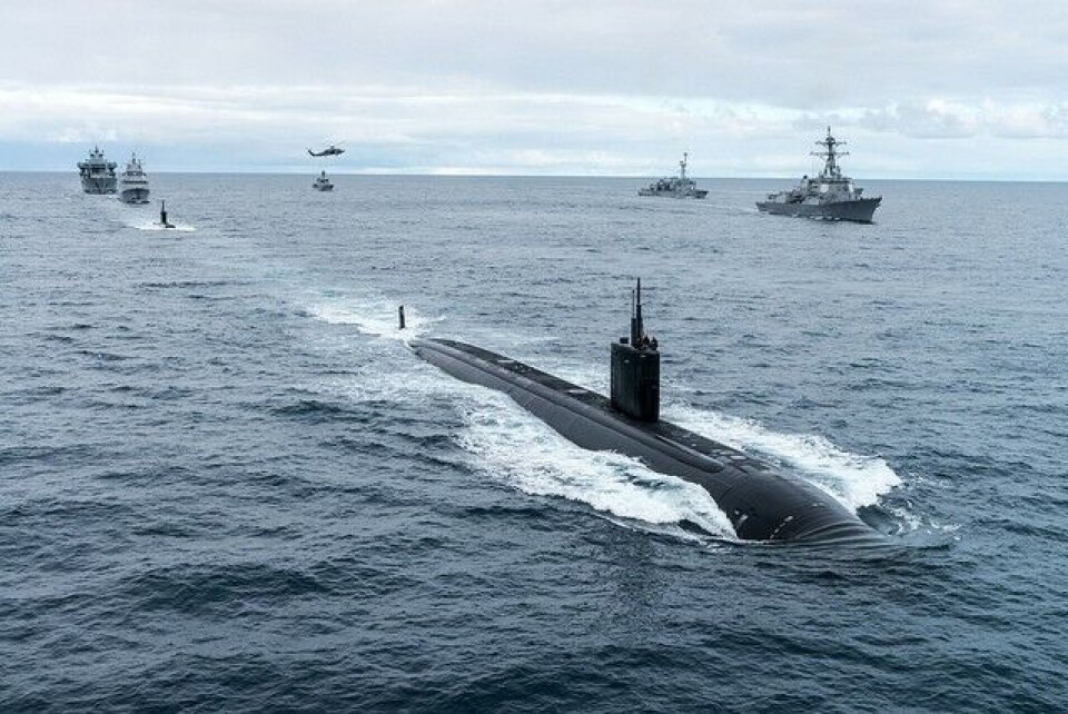 This photo is from last year's Dynamic Mongoose that took place in the waters near Iceland. Photo: NATO / FRAN CPO Christian Valverde