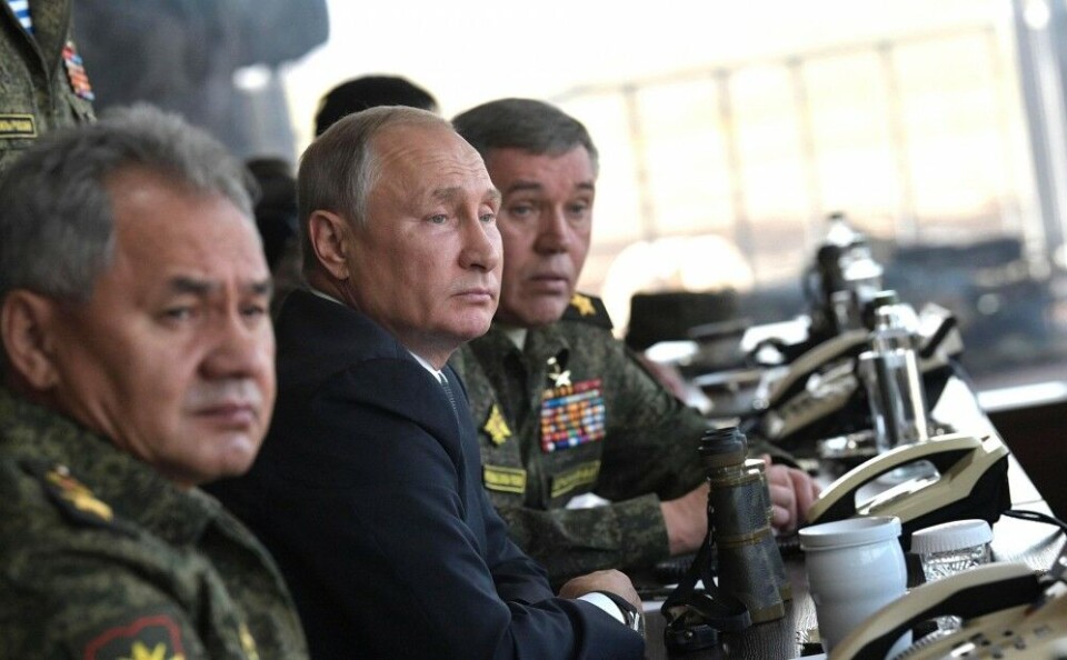 Vladimir Putin during the Vostok-2018 exercise. Photo: Kremlin.ru