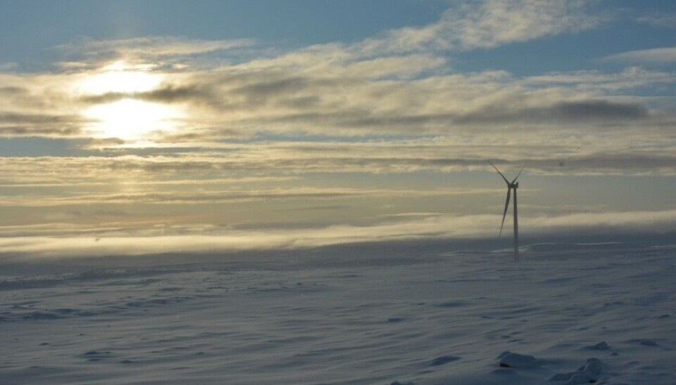 Arctic wind power. Photo: Atle Staalesen