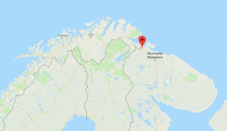 The bases in Pechenga are located along the Russian-Norwegian border