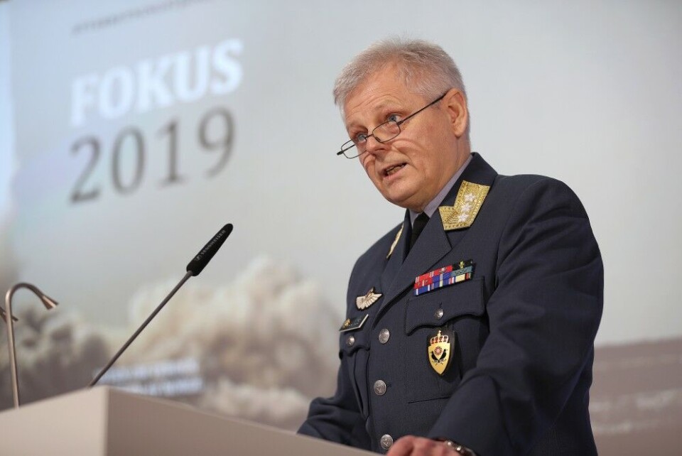 Lieutenant General Morten Haga Lunde is director of the Norwegian Intelligence Service. Photo: Torbjørn Kjosvold / Forsvaret
