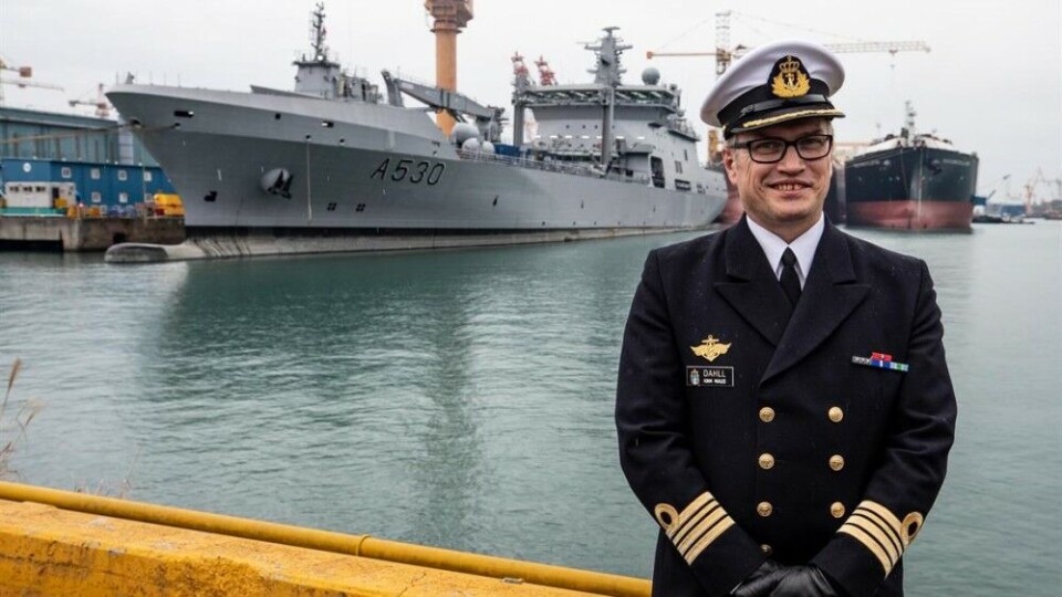 Ship Captain Thorvall Dahll. Photo: Forsvaret.no