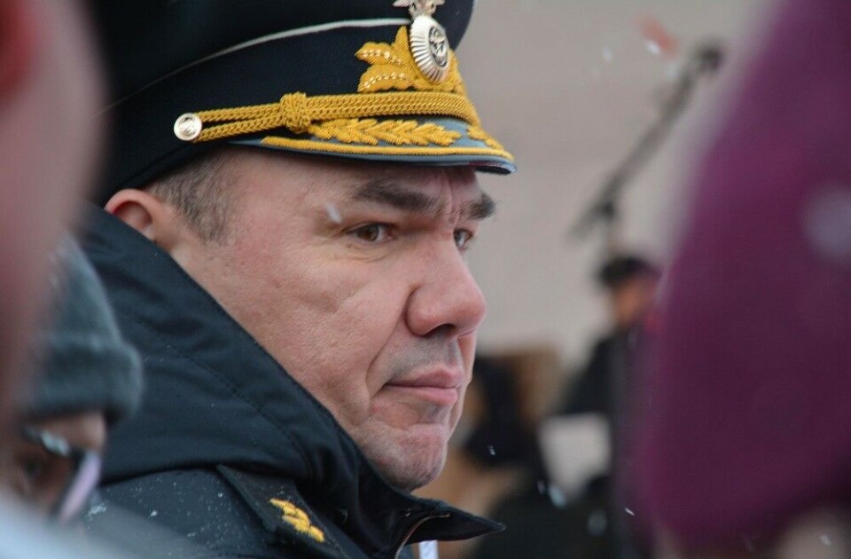 Aleksandr Moiseev is Head Commander of the Northern Fleet. Photo: Atle Staalesen