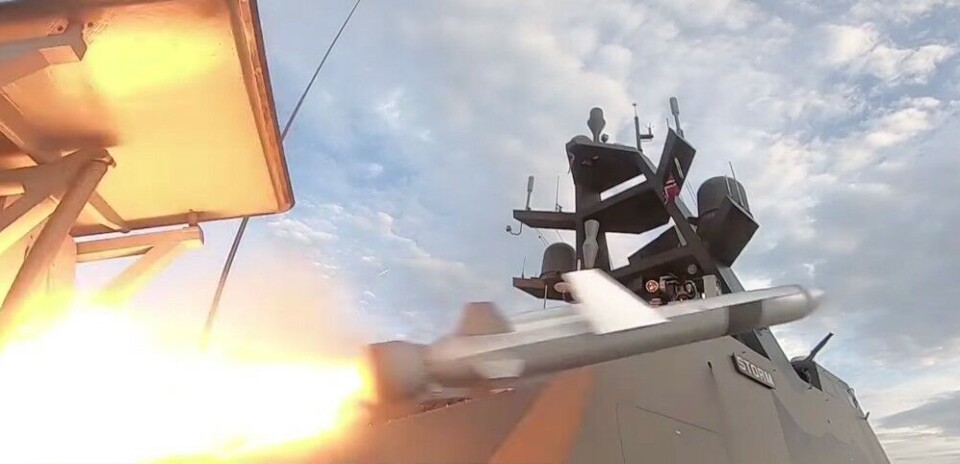 Testing the NSM. Screenshot from video