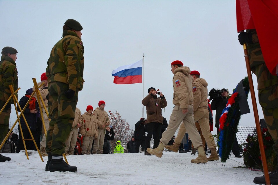 Yunarmiya in Kirkenes during the 75-years commemoration of Soviet war liberation. Photo: Atle Staalesen
