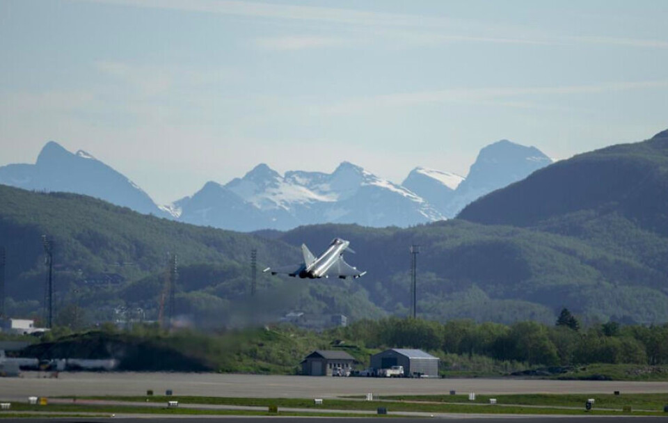 A German Eurofighter takes off at Bodø Air Station, Norway. Photo: Mads Bertelsen Reis / Forsvaret