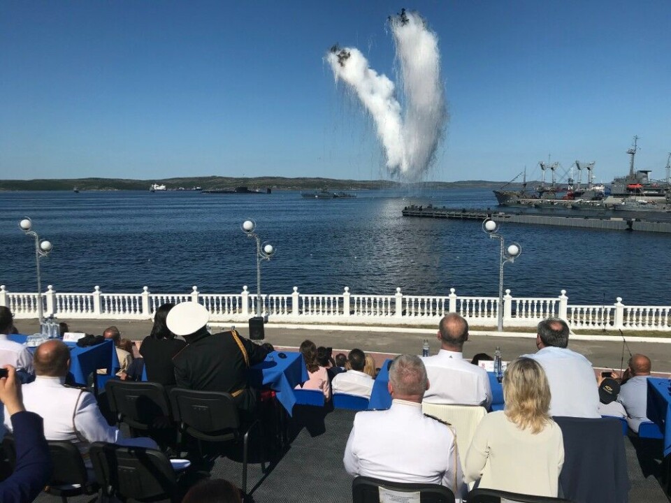 Maritime power. From last year’s Day of the Navy in Severomorsk. Photo: Private